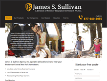 Tablet Screenshot of jamessullivanagency.com